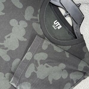 UNIQLO Andy Warhol UT Disney Mickey Mouse T-shirt Short Sleeves Mens‎ L Black